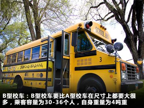 美國校車的分類/ 美國校車的分類