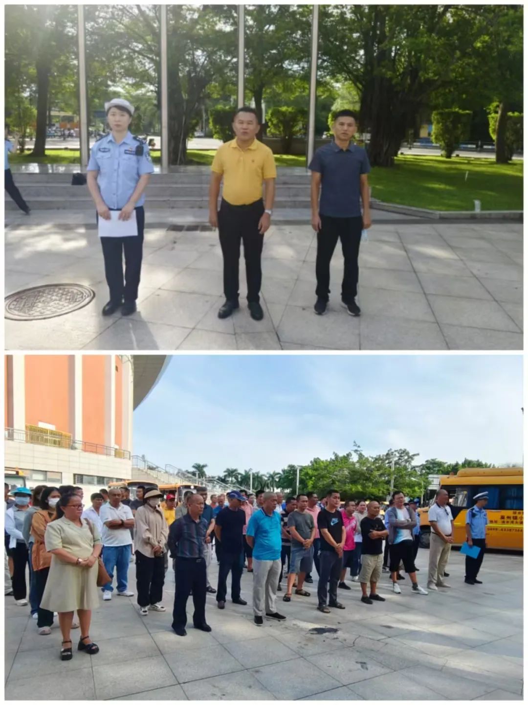 縣教育局聯(lián)合縣公安局交通管理大隊(duì)開(kāi)展2024年秋季學(xué)期校車“大體檢” 圖片