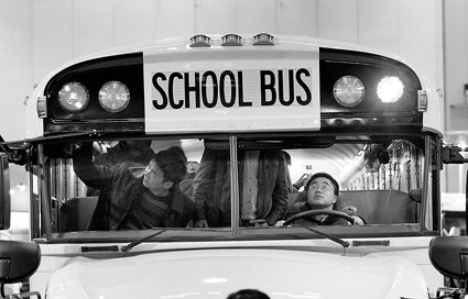 “長鼻子”校車首次進京 在美售價7萬美元(圖) “長鼻子”校車首次進京 在美售價7萬美元(圖)