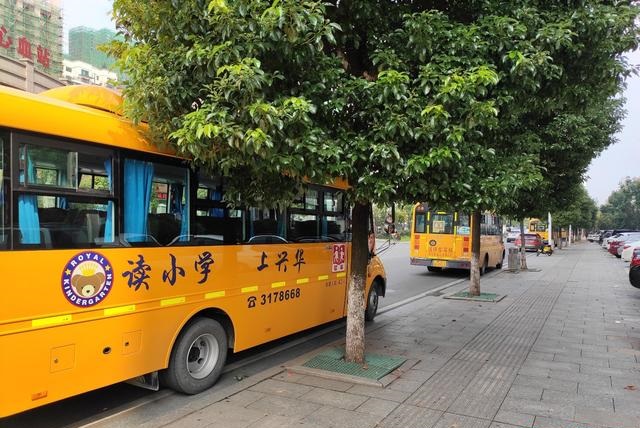 衡陽(yáng)：向不文明行為說(shuō)“不”，天臺(tái)路校車扎堆亂停 導(dǎo)致交通混亂