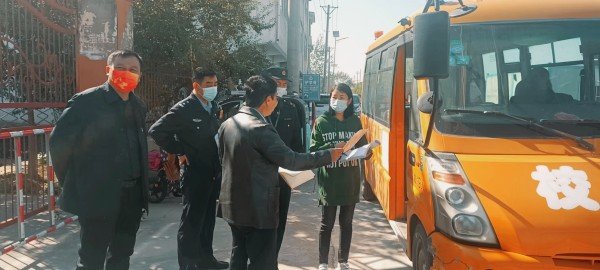 阜陽市潁東區(qū)楊樓孜鎮(zhèn)中心學校：校車安全無小事，事事關系千萬家