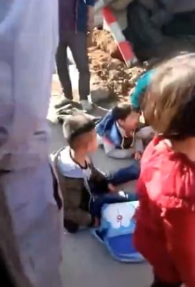 大連：幼兒園校車與大貨車慘烈相撞 校車內(nèi)學(xué)生無一人死亡