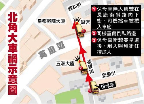 香港“無人校車”失控致3死11傷，初步懷疑手剎沒拉好