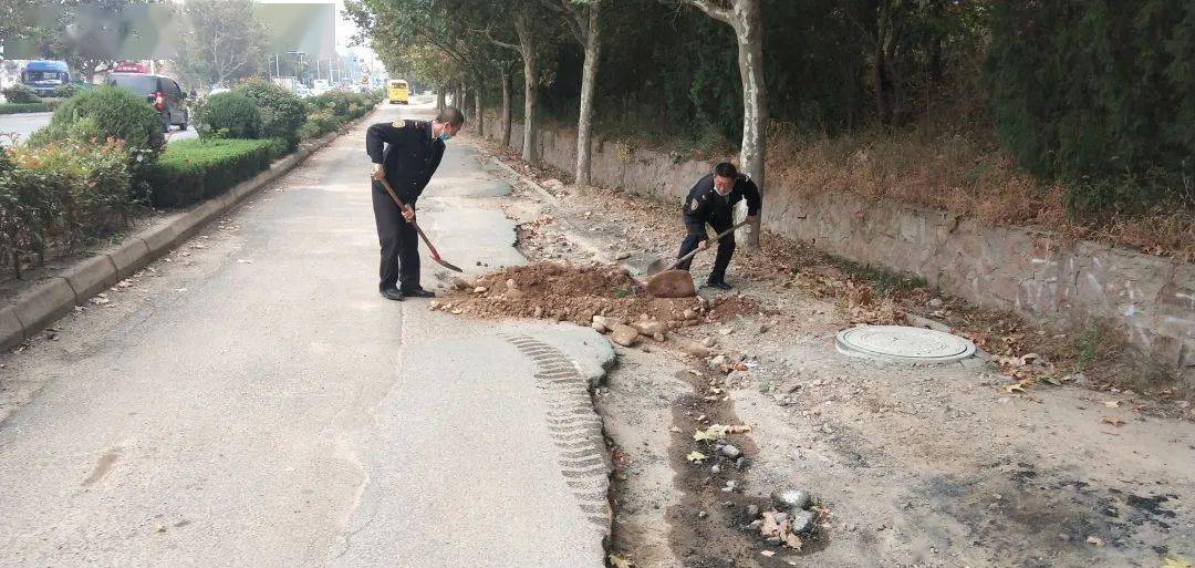 最美校車人 | 交運(yùn)溫馨校車駕駛員齊心協(xié)力填平校園路