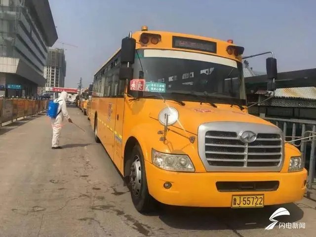 寧陽縣中小學(xué)恢復(fù)線下教學(xué) 90輛交運校車恢復(fù)常態(tài)化運行