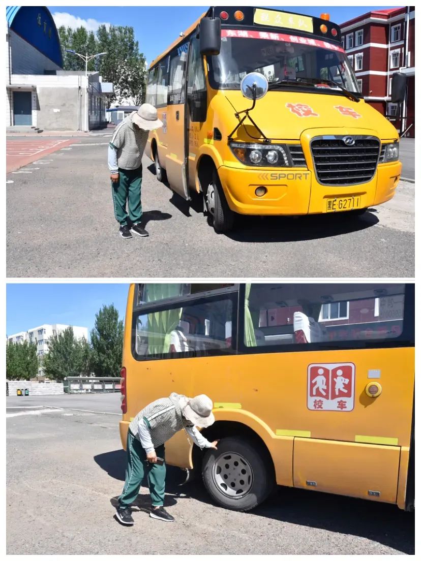 潤心德育|大慶市第二十四中學(xué)校車安全疏散演練 圖片