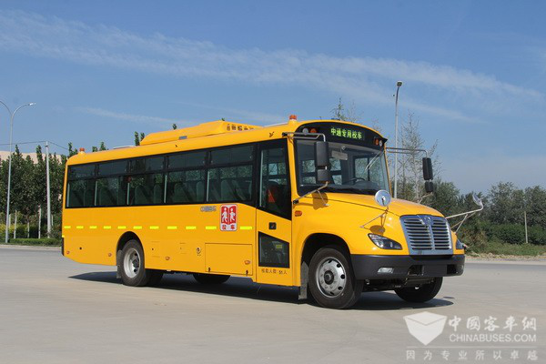 攜手溫馨校車，批量中通客車再赴青島