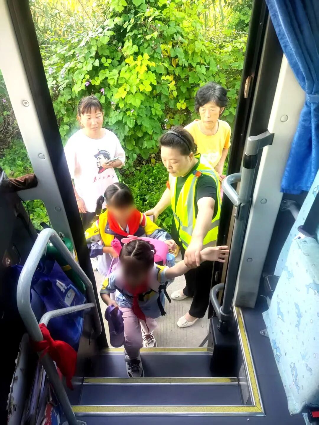 暖心！大豐校車為愛改線